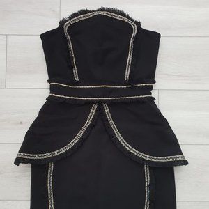 Elliatt black strapless dress